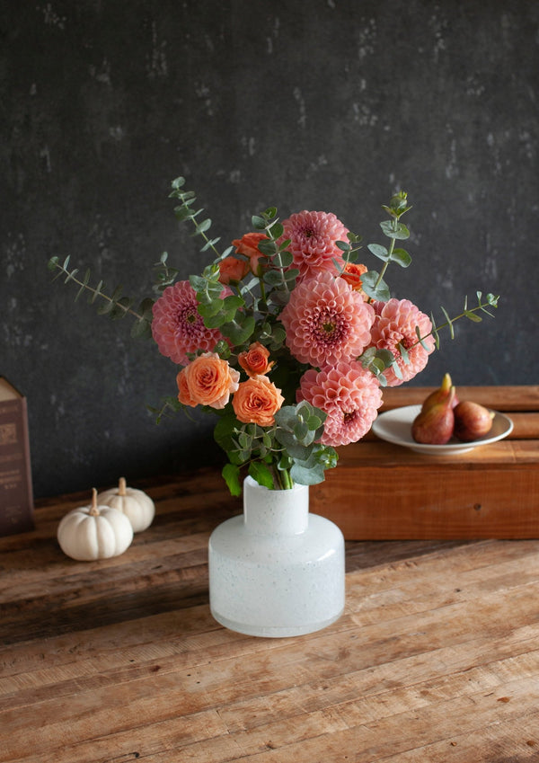 【秋 限定】ダリアを使った季節の花束「Coral Fall」【ブーケ】