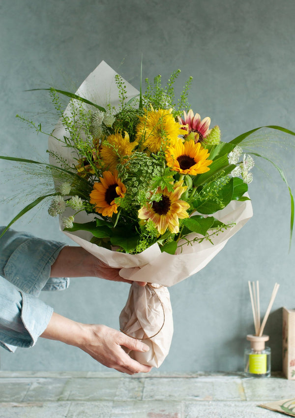 【お中元】 ひまわりの花束 「Summer scenery」(夏の風景)サマーギフト2024【おしゃれな夏の花束】