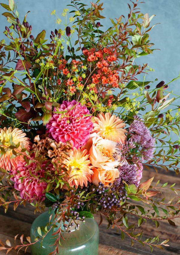 2024年敬老の日ギフト  秋のお花を使った 敬老の日限定・洋風のSpecial花束 「秋の粧い」【期間限定 敬老の日 フラワーアレンジメント】
