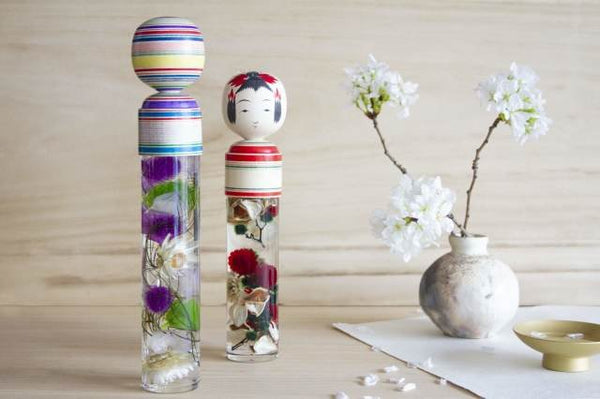 【こけしとハーバリウム】宮城伝統工芸品とコラボ「コケシウム(S)」