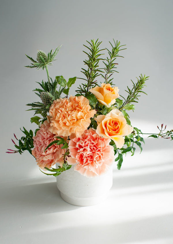 【母の日】アレンジメント - S - オレンジ | あたたかな光をお部屋に - &YOUKAEN (アンドユーカエン)