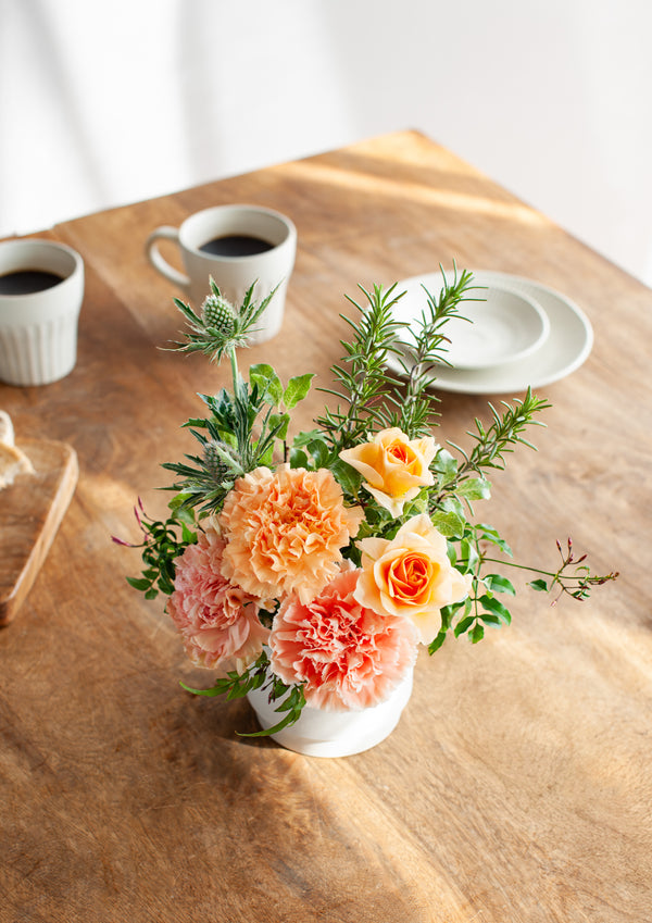 【母の日】アレンジメント - S - オレンジ | あたたかな光をお部屋に - &YOUKAEN (アンドユーカエン)