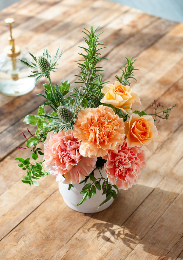 【母の日】アレンジメント - S - オレンジ | あたたかな光をお部屋に - &YOUKAEN (アンドユーカエン)