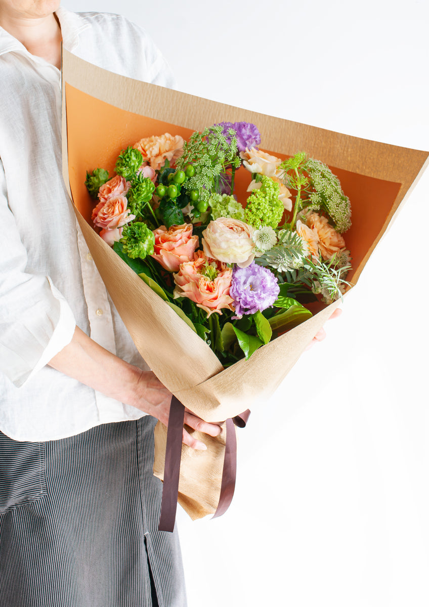 ゆらですページ 計56本　母の日　花束 美しブーケプレミアム ローズピンク ｜ 2025年 Oisix母の日