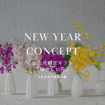 期間限定！年末に飾って、年始まで新鮮で綺麗。お正月ギフト「瑞々しい花」 - &YOUKAEN (アンドユーカエン)