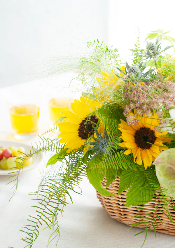 【2024年父の日の花】父の日 Special フラワーアレンジメント XLサイズ 「Helianthus field」