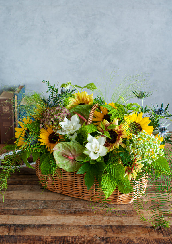 【2024年父の日の花】父の日 Special フラワーアレンジメント XLサイズ 「Helianthus field」