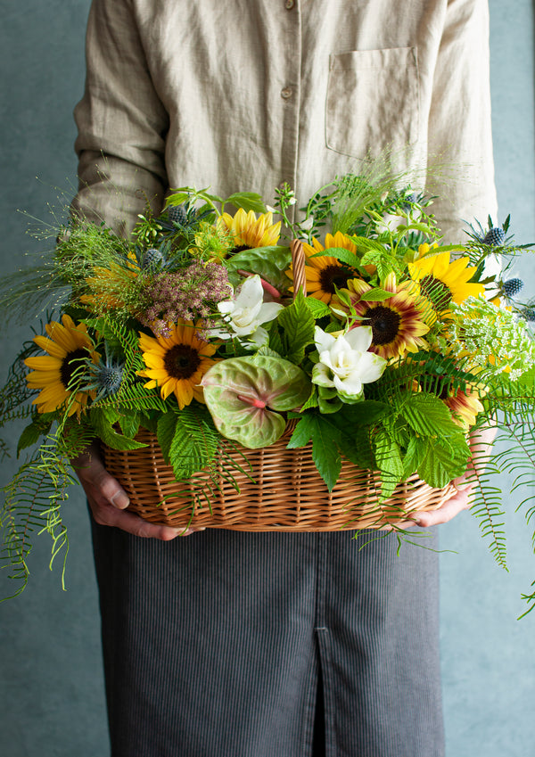 【2024年父の日の花】父の日 Special フラワーアレンジメント XLサイズ 「Helianthus field」