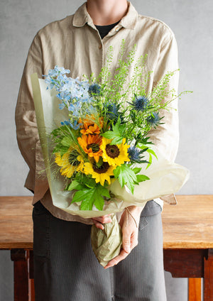 【2025年父の日の花】ひまわりの花束「スカイレモネード」 - &YOUKAEN (アンドユーカエン)