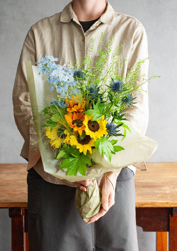 【2025年父の日の花】ひまわりの花束「スカイレモネード」 - &YOUKAEN (アンドユーカエン)