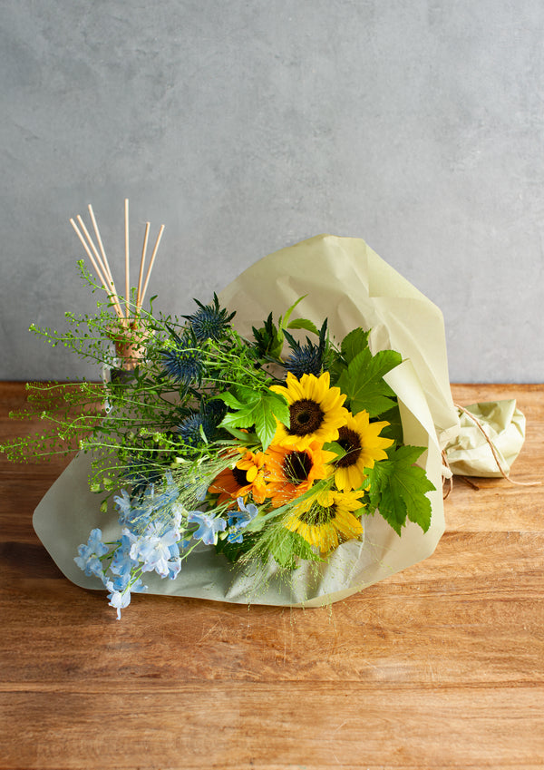 【2025年父の日の花】ひまわりの花束「スカイレモネード」 - &YOUKAEN (アンドユーカエン)