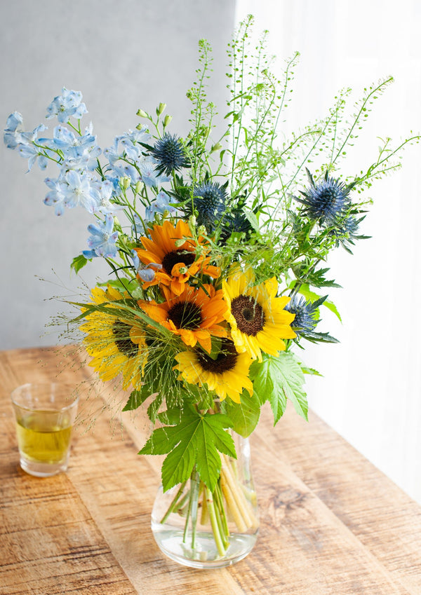 【2025年父の日の花】ひまわりの花束「スカイレモネード」 - &YOUKAEN (アンドユーカエン)