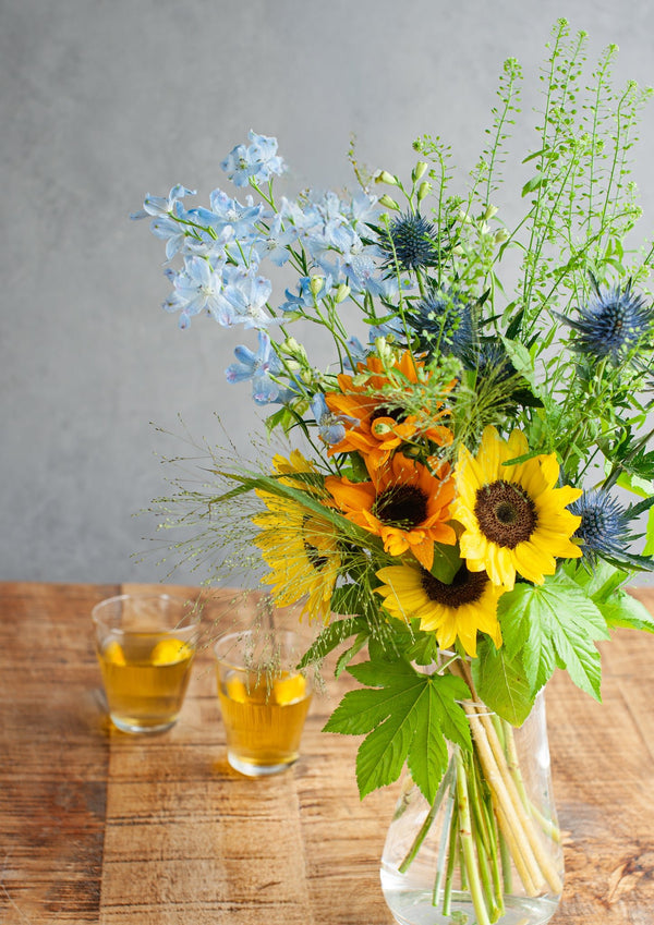 【2025年父の日の花】ひまわりの花束「スカイレモネード」 - &YOUKAEN (アンドユーカエン)
