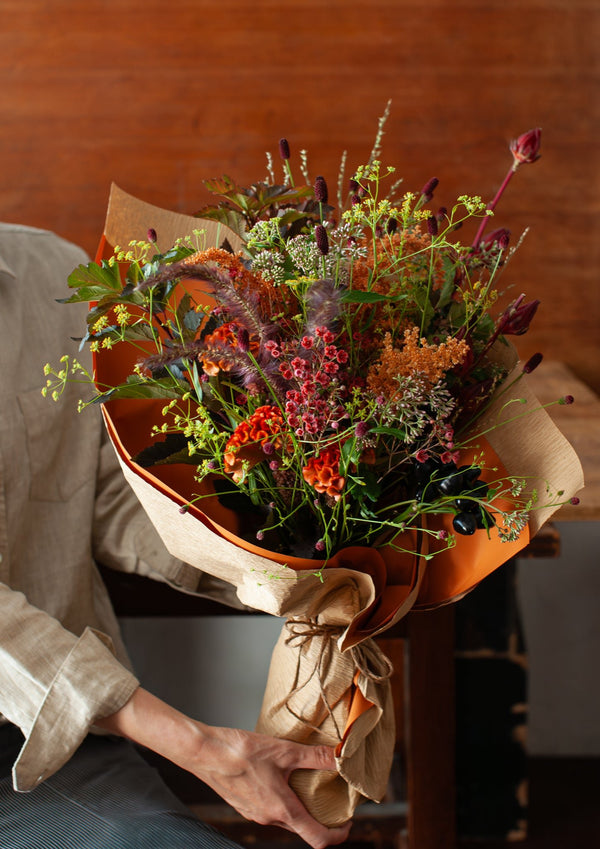 【期間限定】9月を届ける！秋の始まりを知らせる花束「Autumn field」 - &YOUKAEN (アンドユーカエン)