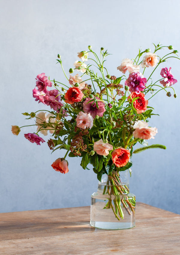 【期間限定】2月をお届け！春の気配を運ぶラナンキュラスの花束「petal joy」 - &YOUKAEN (アンドユーカエン)