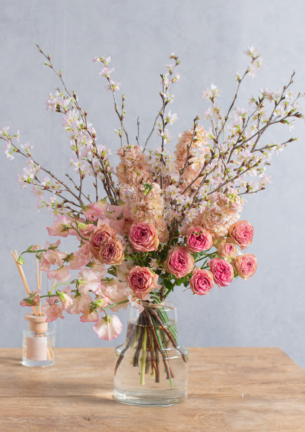 【期間限定】3月をお届け！春の門出を祝うさくら色の花束「spring mood」