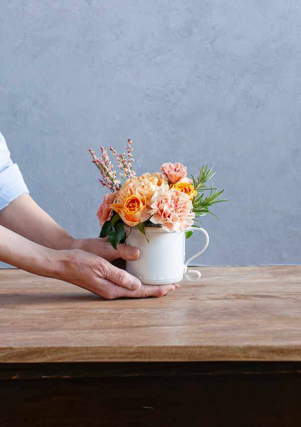 【母の日】アレンジメント - S - オレンジ - &YOUKAEN (アンドユーカエン)