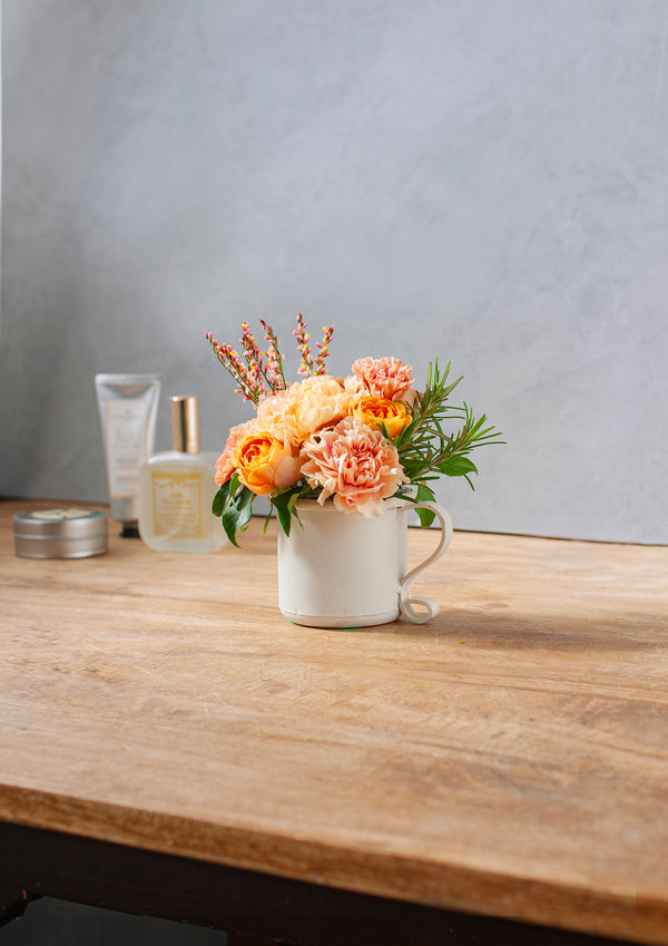 【母の日】アレンジメント - S - オレンジ - &YOUKAEN (アンドユーカエン)