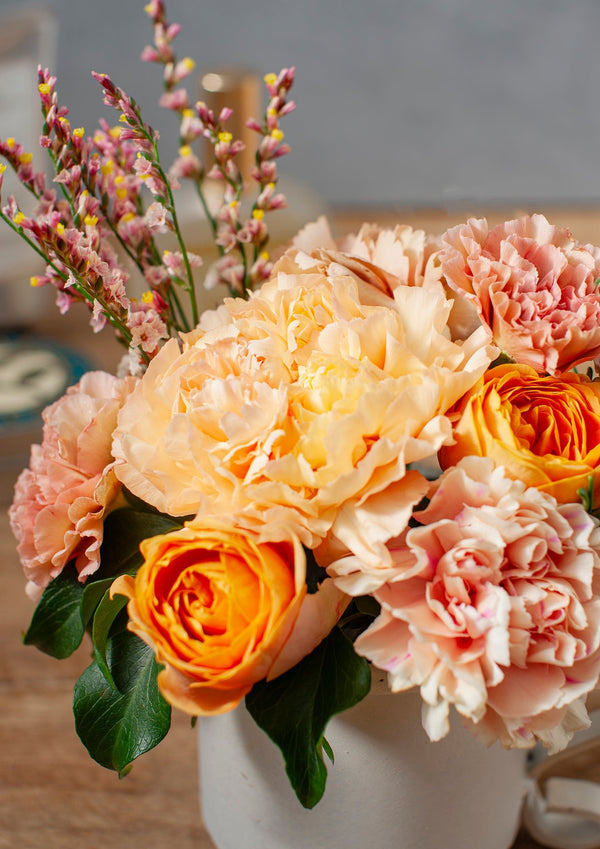 【母の日】アレンジメント - S - オレンジ - &YOUKAEN (アンドユーカエン)