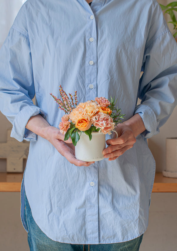 【母の日】アレンジメント - S - オレンジ - &YOUKAEN (アンドユーカエン)