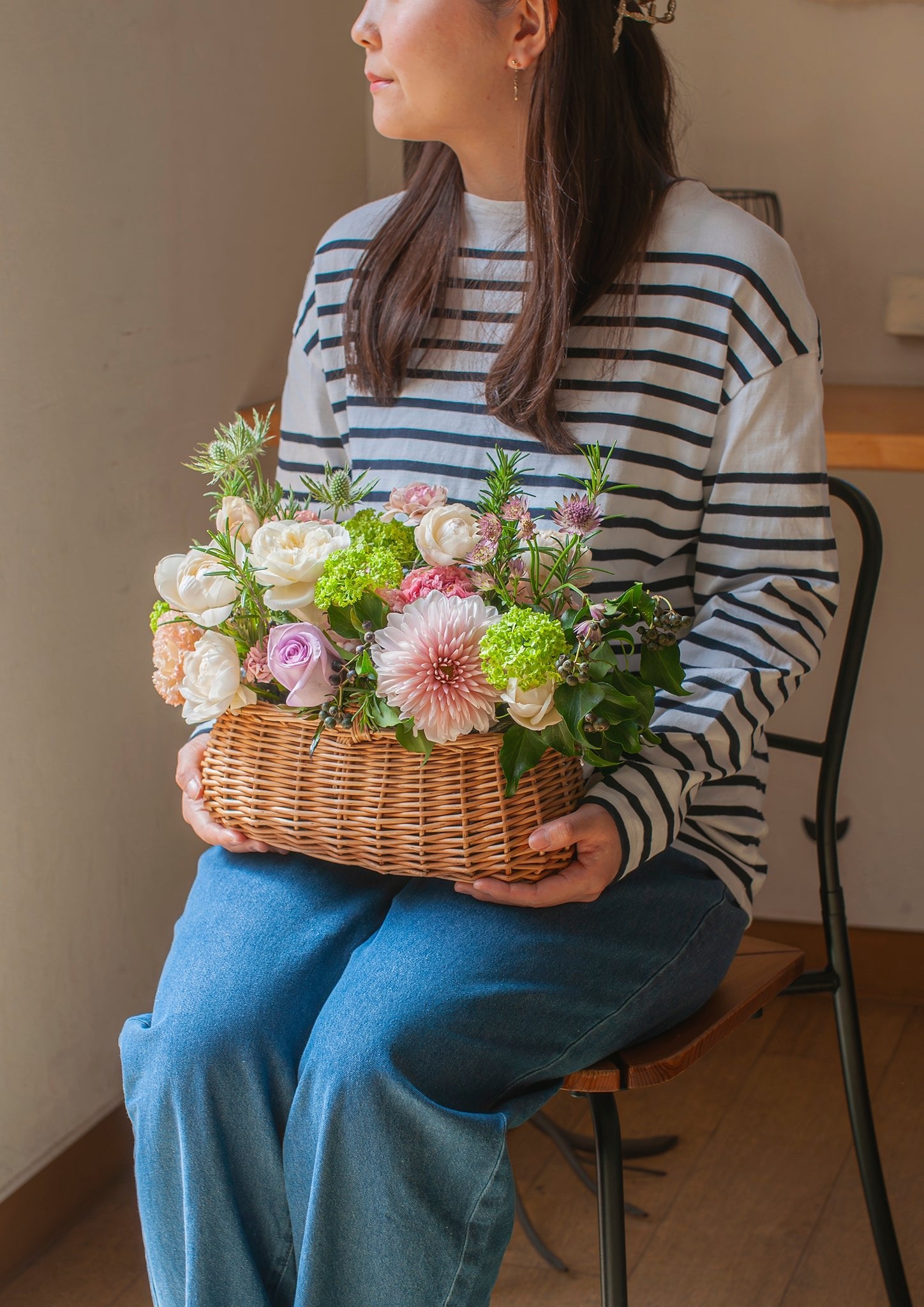 おしゃれな母の日ギフト2026】ビーフル フラワーアレンジメント ピンク