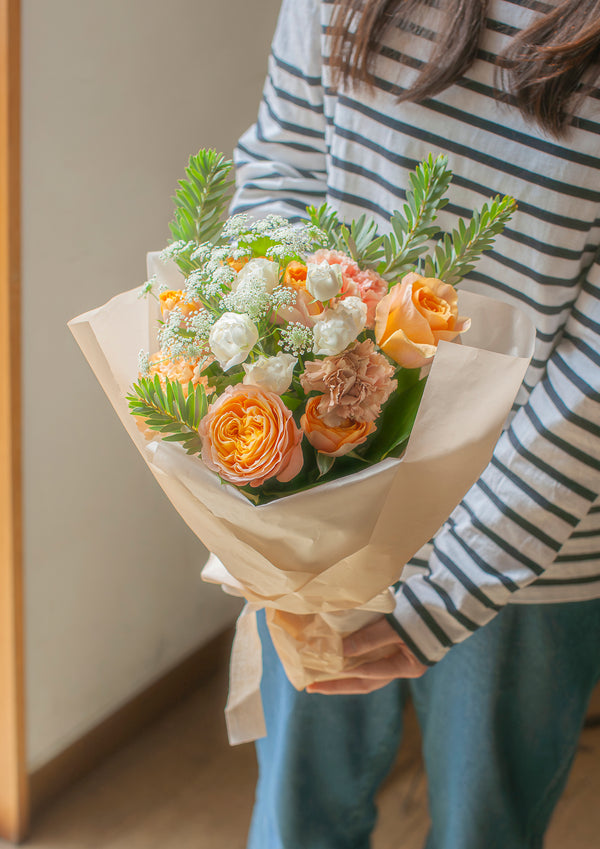 【母の日】花束 - M - オレンジ - &YOUKAEN (アンドユーカエン)