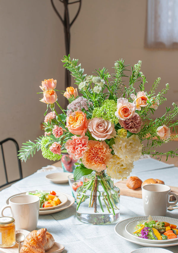 【母の日】花束 - L - オレンジ - &YOUKAEN (アンドユーカエン)