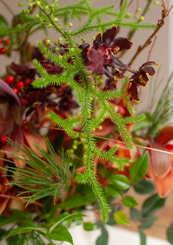 おめでたい新年の卓上アレンジメント Lサイズ「福 - fuku - 」【2026年 迎春ギフト】 - &YOUKAEN (アンドユーカエン)