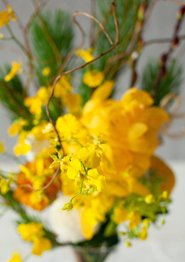 【お正月の花束】瑞々しい新年を迎える花束「瑞輝」【2025年 正月のおしゃれなお花】