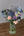 ブルーの季節のお花とグリーンの花束 Mサイズ