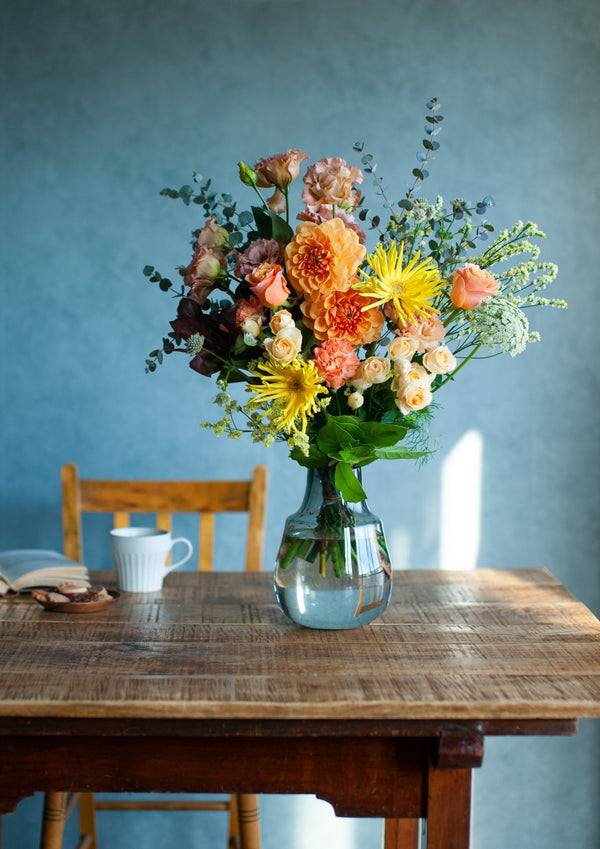 【花束】お祝いにおすすめの花束 GRサイズ オレンジ系「classe orange」