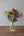 レッドのバラと季節のグリーンの花束 Mサイズ