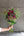 レッドのバラと季節のグリーンの花束 Mサイズ