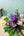 誕生日や結婚記念日に 期間限定 季節の花束「Tropical Mauve」M ＜パープル＆グリーン＞ - &YOUKAEN (アンドユーカエン)