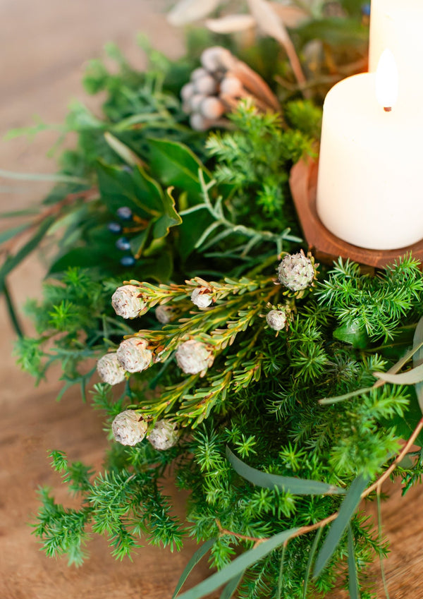 クリスマステーブルアレンジメント M「jul spisebord」 - &YOUKAEN (アンドユーカエン)