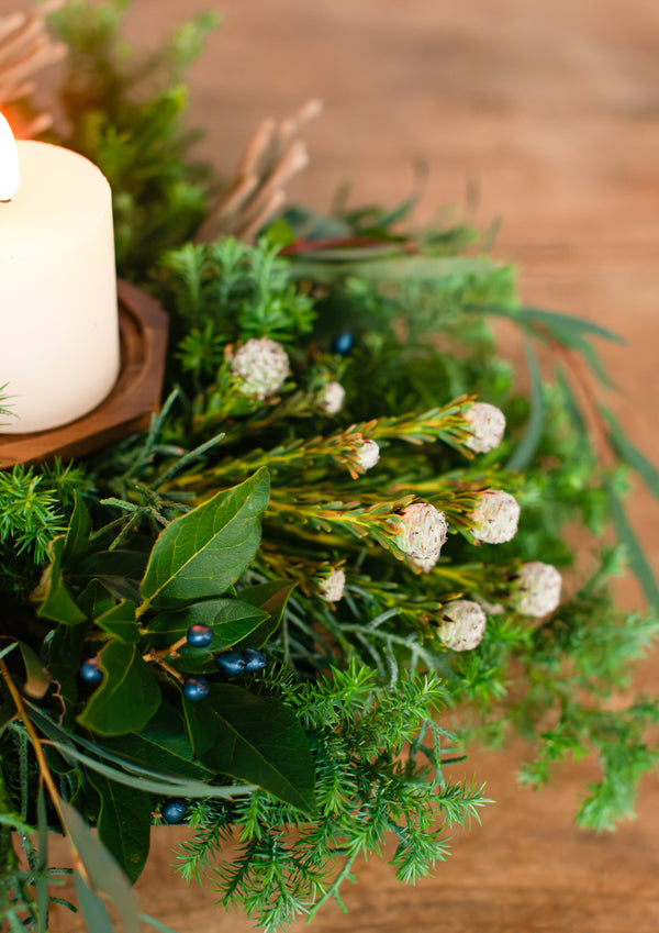 クリスマステーブルアレンジメント M「jul spisebord」 - &YOUKAEN (アンドユーカエン)