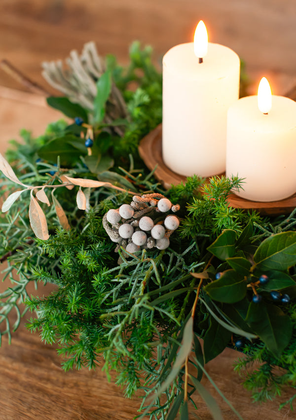 クリスマステーブルアレンジメント M「jul spisebord」 - &YOUKAEN (アンドユーカエン)