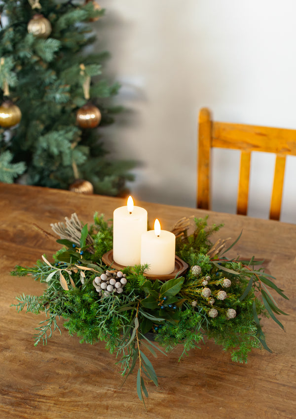 クリスマステーブルアレンジメント M「jul spisebord」 - &YOUKAEN (アンドユーカエン)