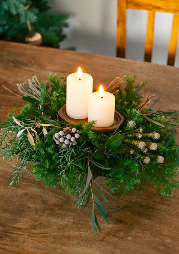 クリスマステーブルアレンジメント M「jul spisebord」 - &YOUKAEN (アンドユーカエン)