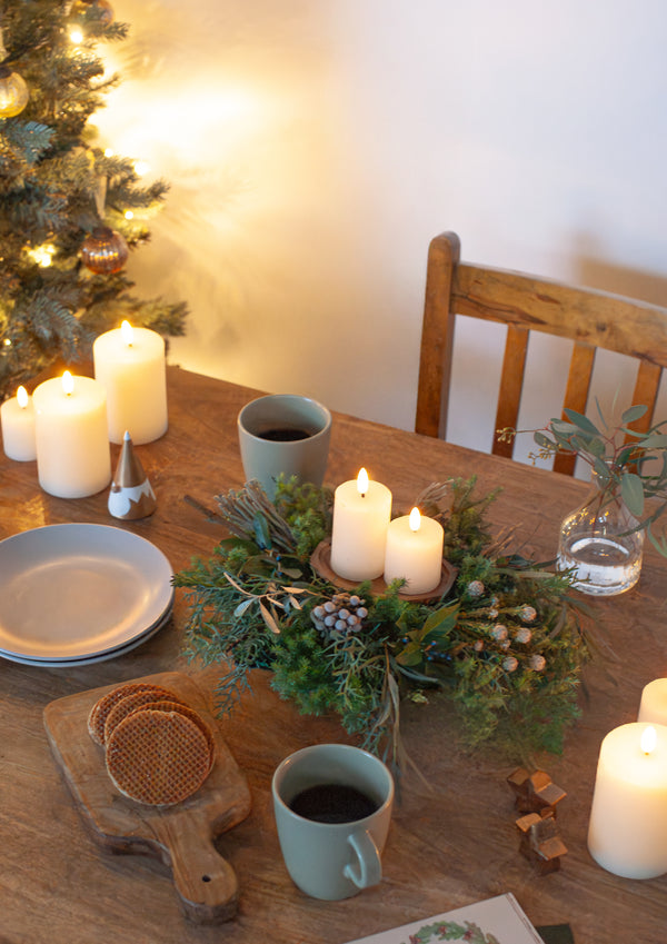 クリスマステーブルアレンジメント M「jul spisebord」 - &YOUKAEN (アンドユーカエン)