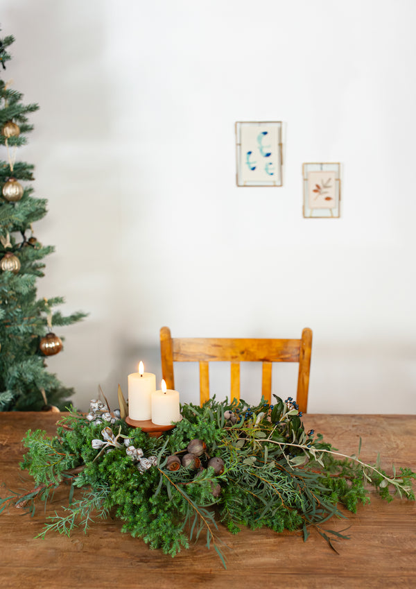 クリスマステーブルアレンジメント L「jul spisebord」 - &YOUKAEN (アンドユーカエン)