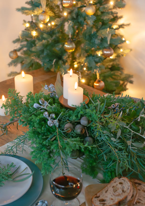 クリスマステーブルアレンジメント L「jul spisebord」 - &YOUKAEN (アンドユーカエン)