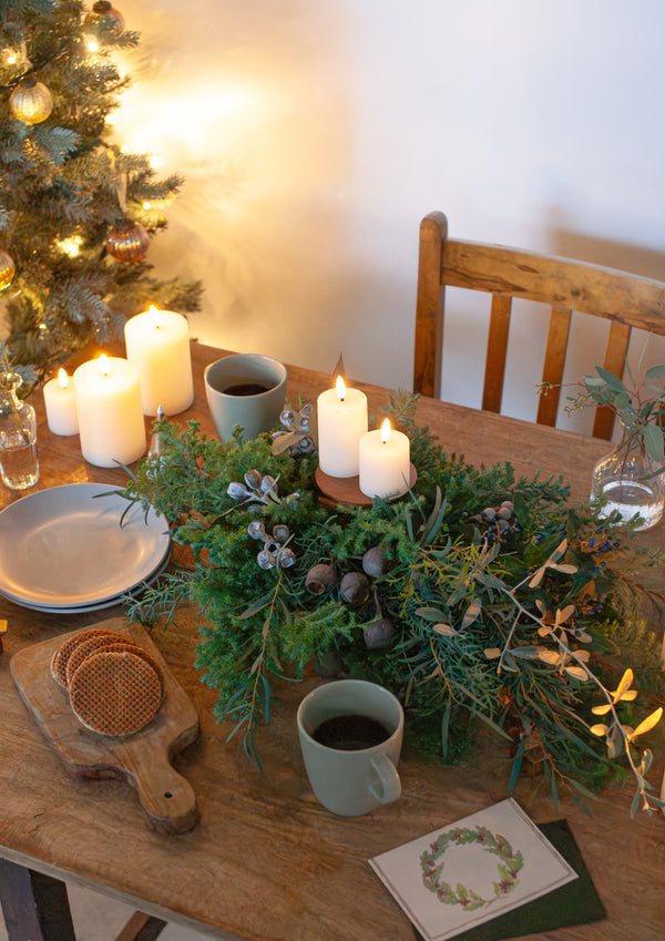 クリスマステーブルアレンジメント L「jul spisebord」 - &YOUKAEN (アンドユーカエン)