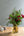 クリスマスブーケ ＜ルージュ＞ Mサイズ｜おしゃれな赤バラと針葉樹の花束
