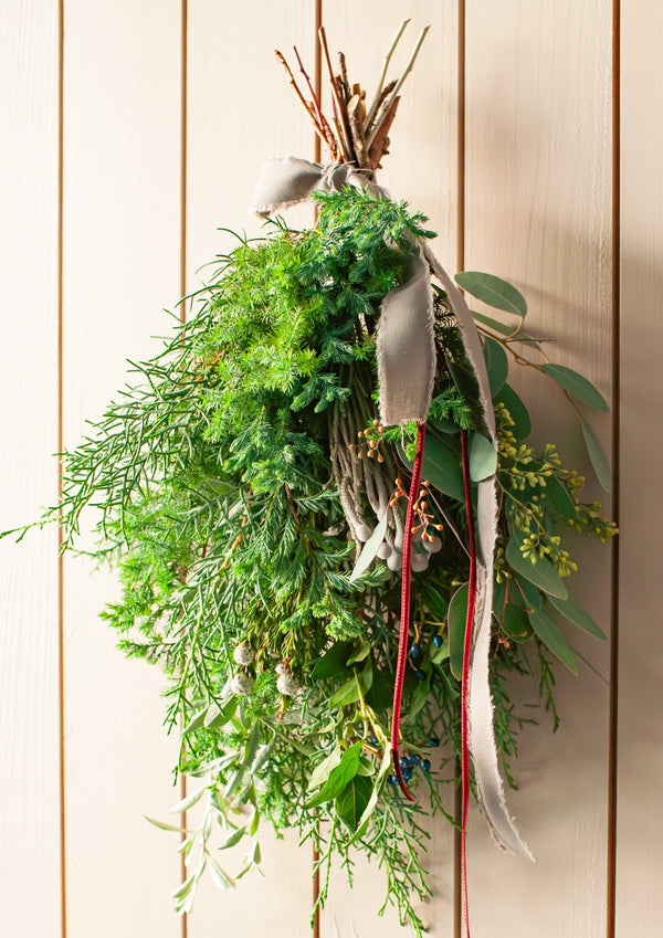 フレッシュウォールスワッグ「Jul epynt」【クリスマス限定】 - &YOUKAEN (アンドユーカエン)