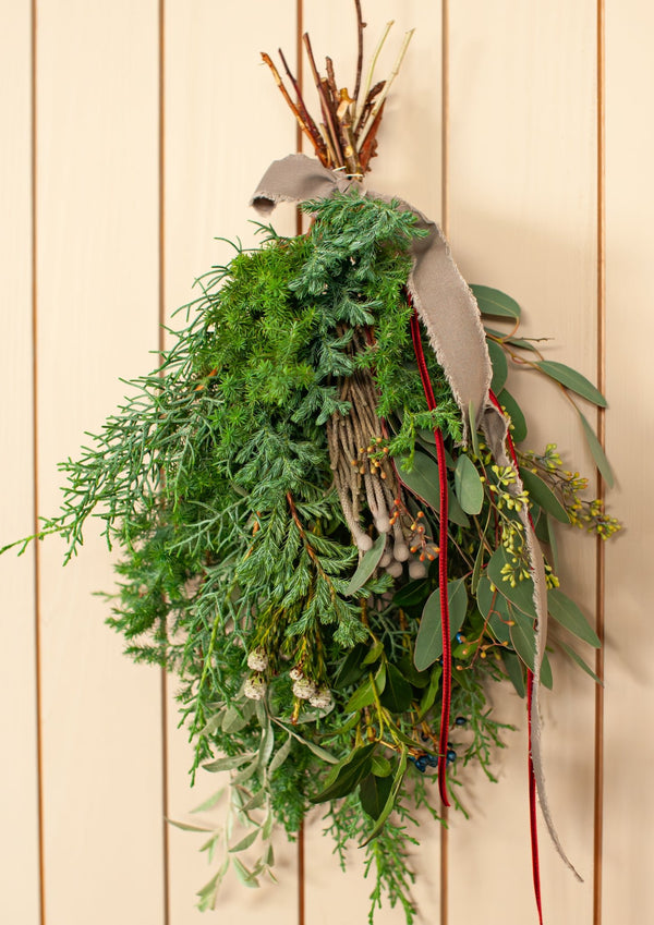 フレッシュウォールスワッグ「Jul epynt」【クリスマス限定】 - &YOUKAEN (アンドユーカエン)