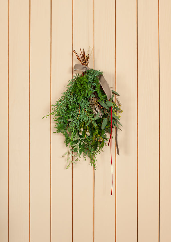 フレッシュウォールスワッグ「Jul epynt」【クリスマス限定】 - &YOUKAEN (アンドユーカエン)