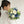 【ウェディングブーケ】Casual-Cute フレッシュブルーラウンドブーケ ブートニア付き【造花のブーケ】