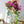 【ウェディングブーケ】ビビットピンクのウェディングブーケ ブートニア付き【造花のブーケ】