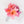 【ウェディングブーケ】ビビットピンクのウェディングブーケ ブートニア付き【造花のブーケ】